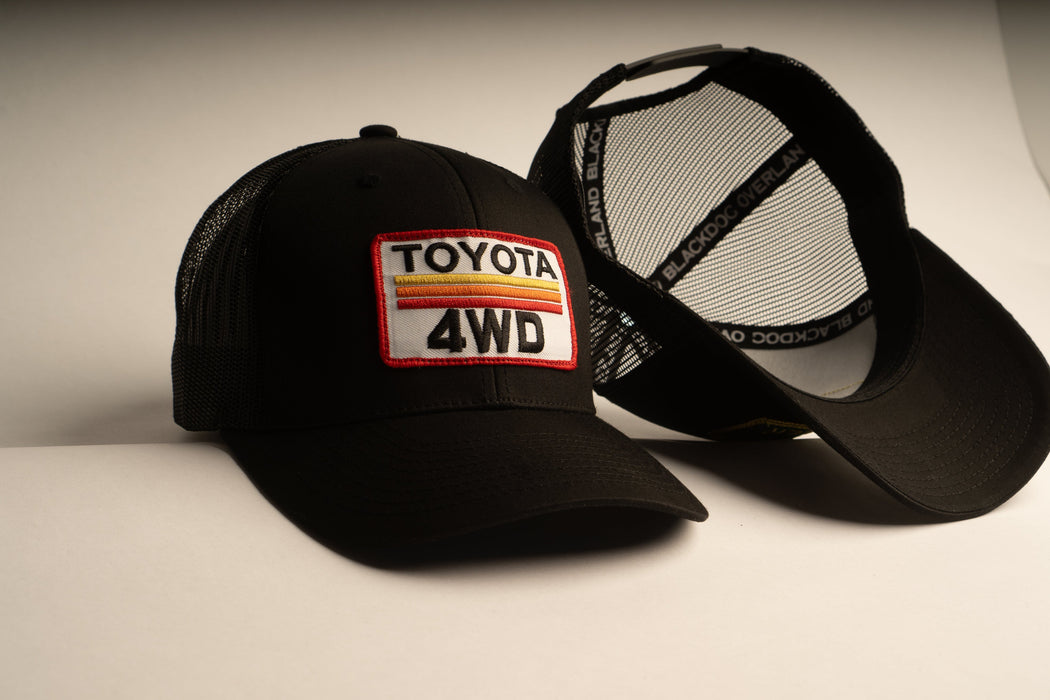 TOYOTA 4WD Black Trucker hat