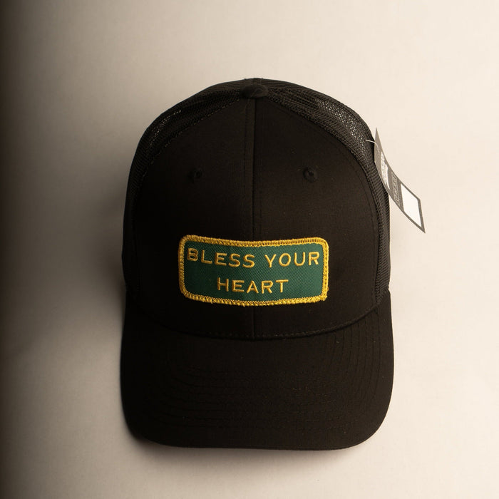 BLESS YOUR HEART Black Trucker hat