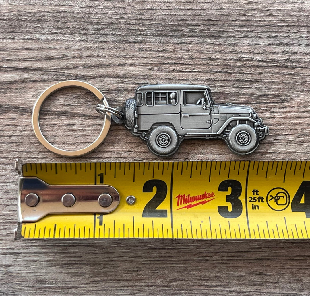 FJ40 Land Cruiser Metal Key Chain Toyota   - Reefmonkey