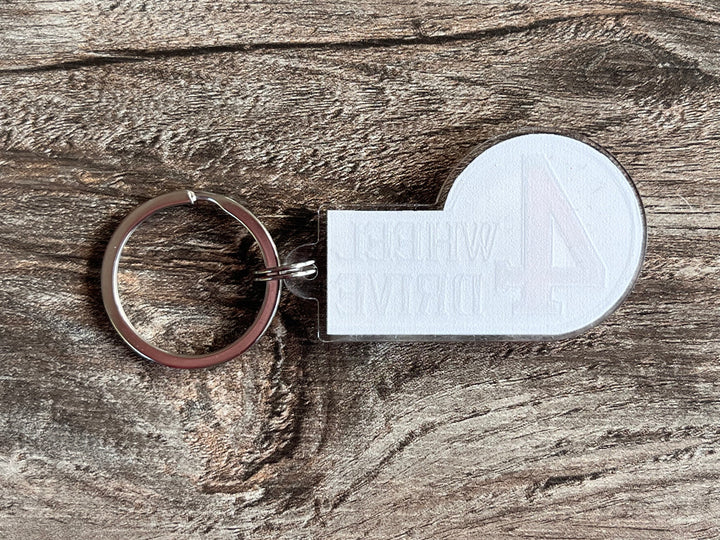 4 Wheel Drive FJ40 Land Cruiser Toyota Plastic Acrylic Key Chain - Reefmonkey