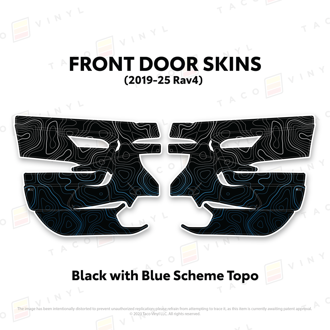 2019-25 Rav4 Door Skins