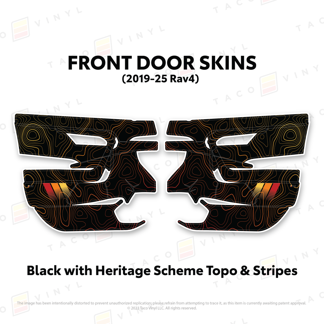 2019-25 Rav4 Door Skins