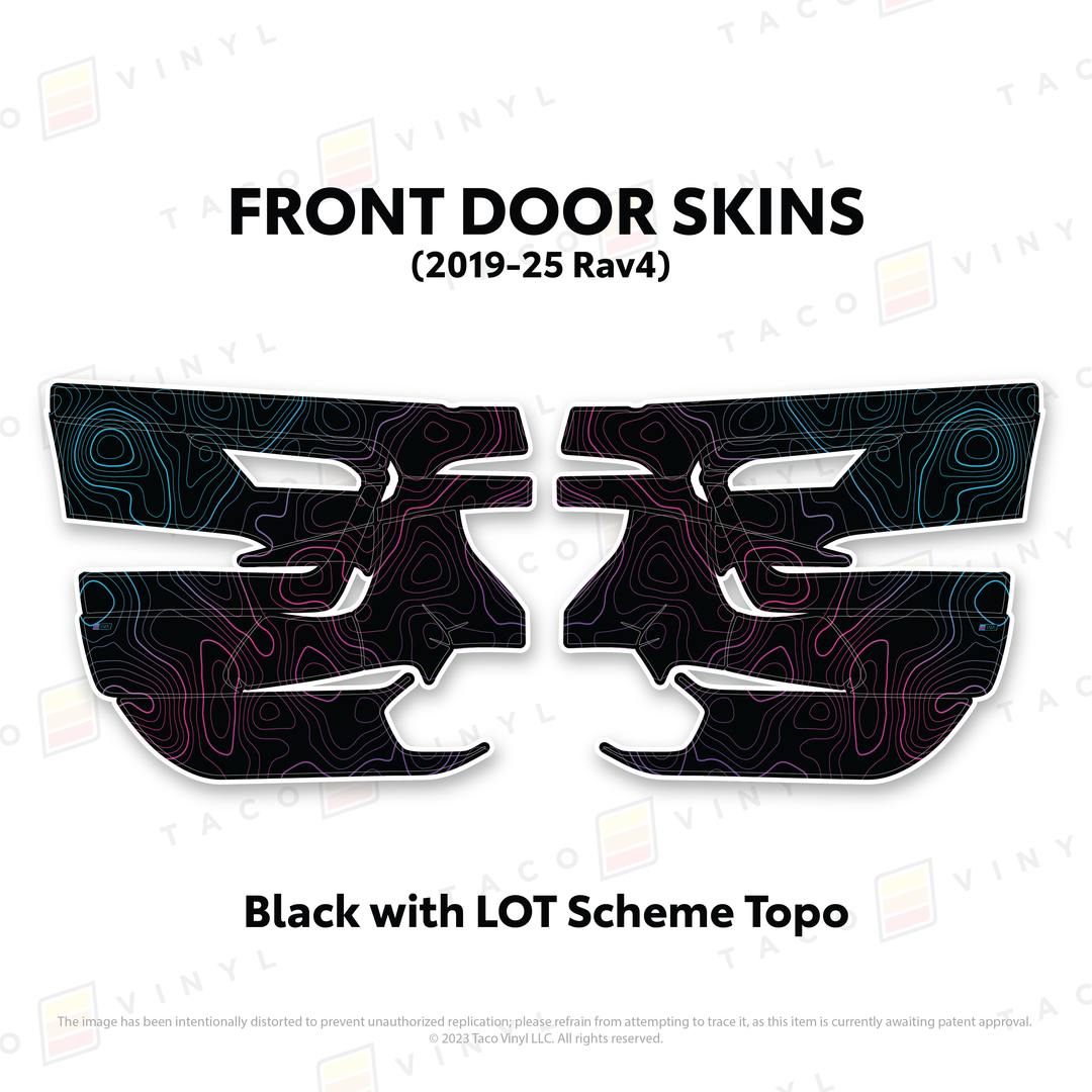 2019-25 Rav4 Door Skins