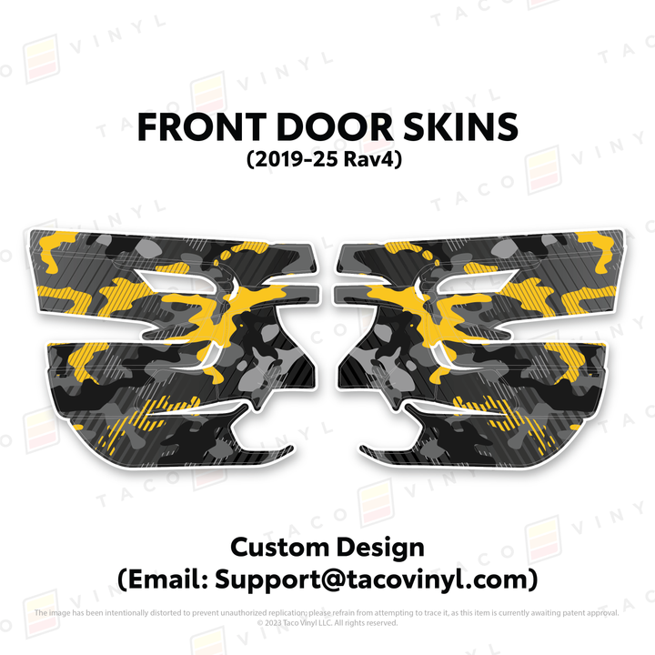 2019-25 Rav4 Door Skins