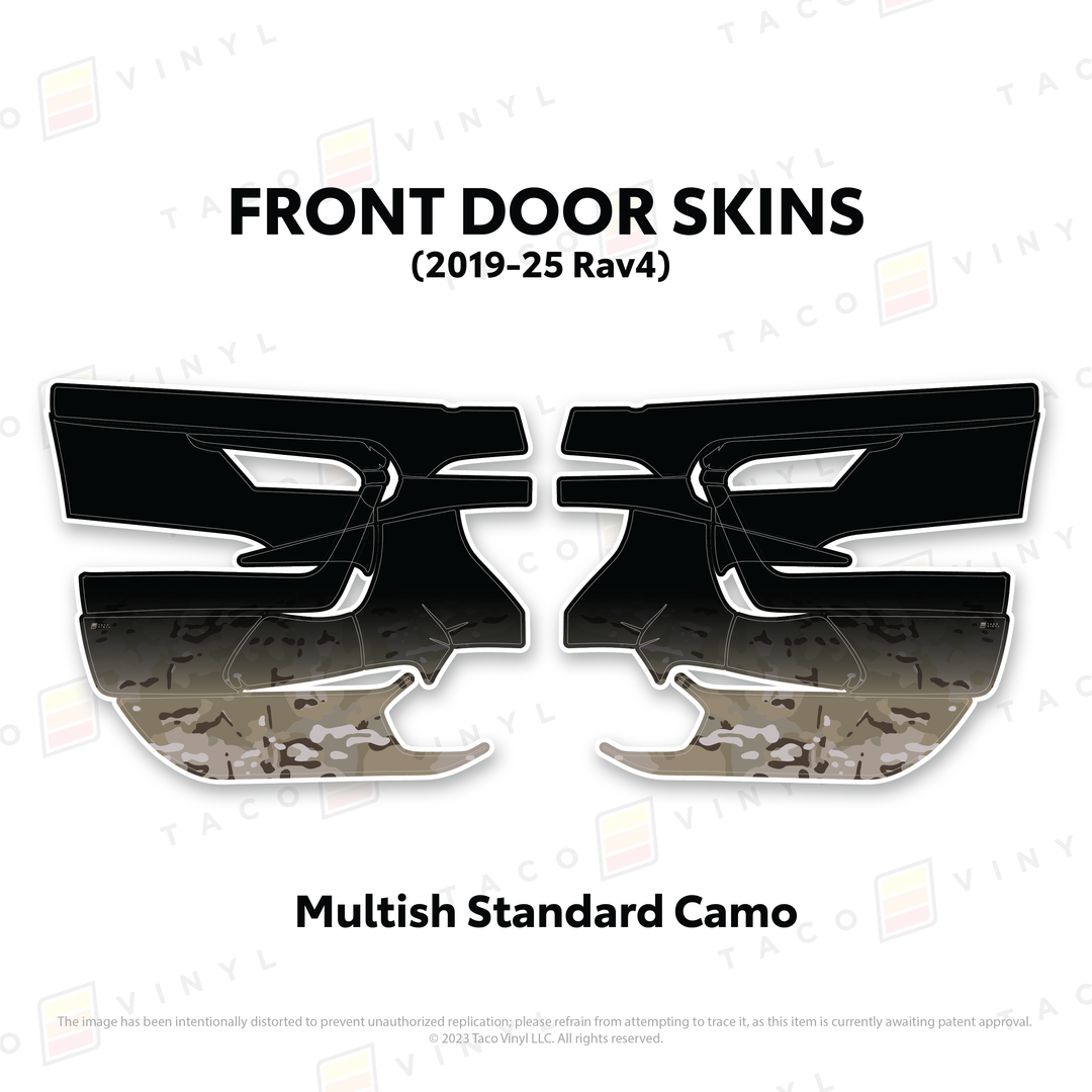 2019-25 Rav4 Door Skins