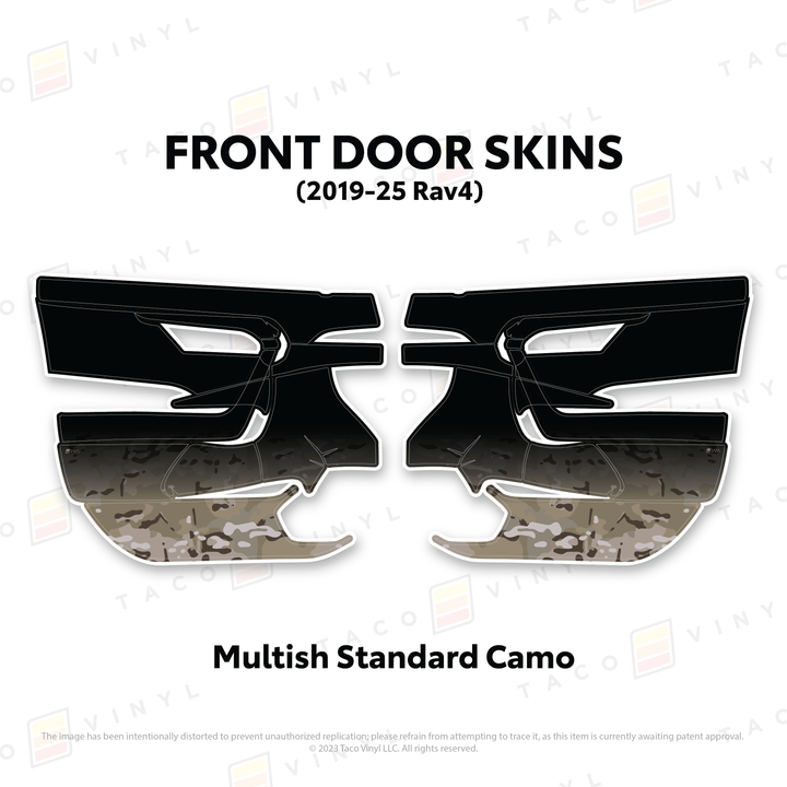 2019-25 Rav4 Door Skins