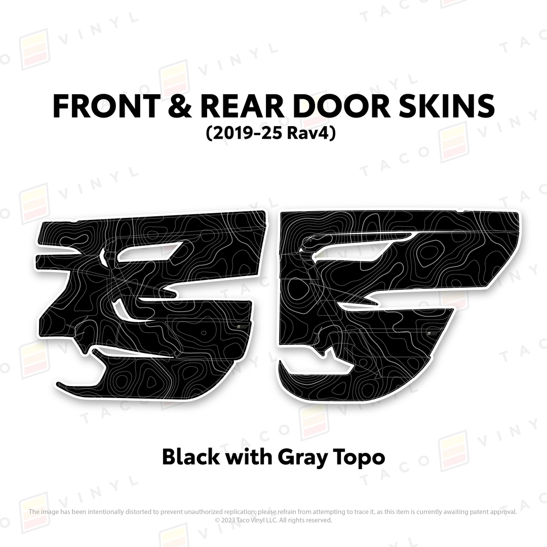 2019-25 Rav4 Door Skins