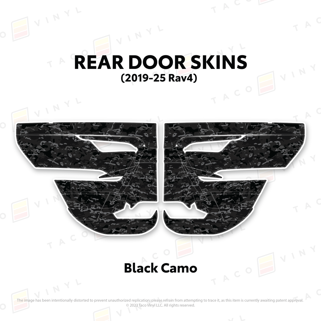 2019-25 Rav4 Door Skins