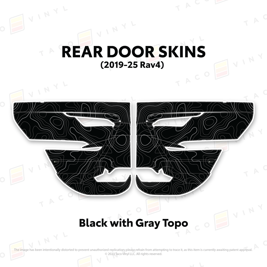 2019-25 Rav4 Door Skins