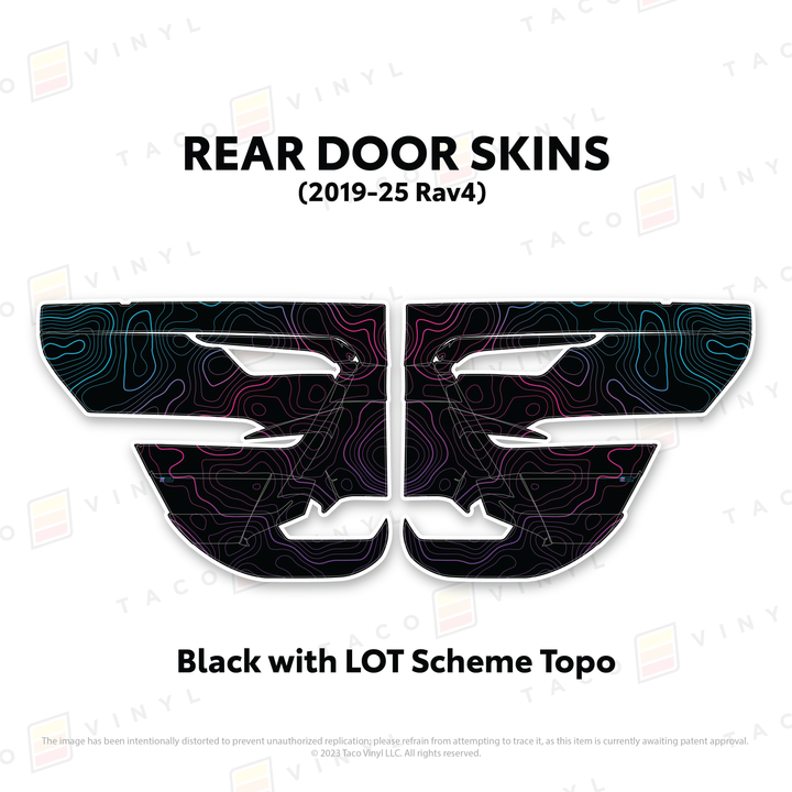 2019-25 Rav4 Door Skins
