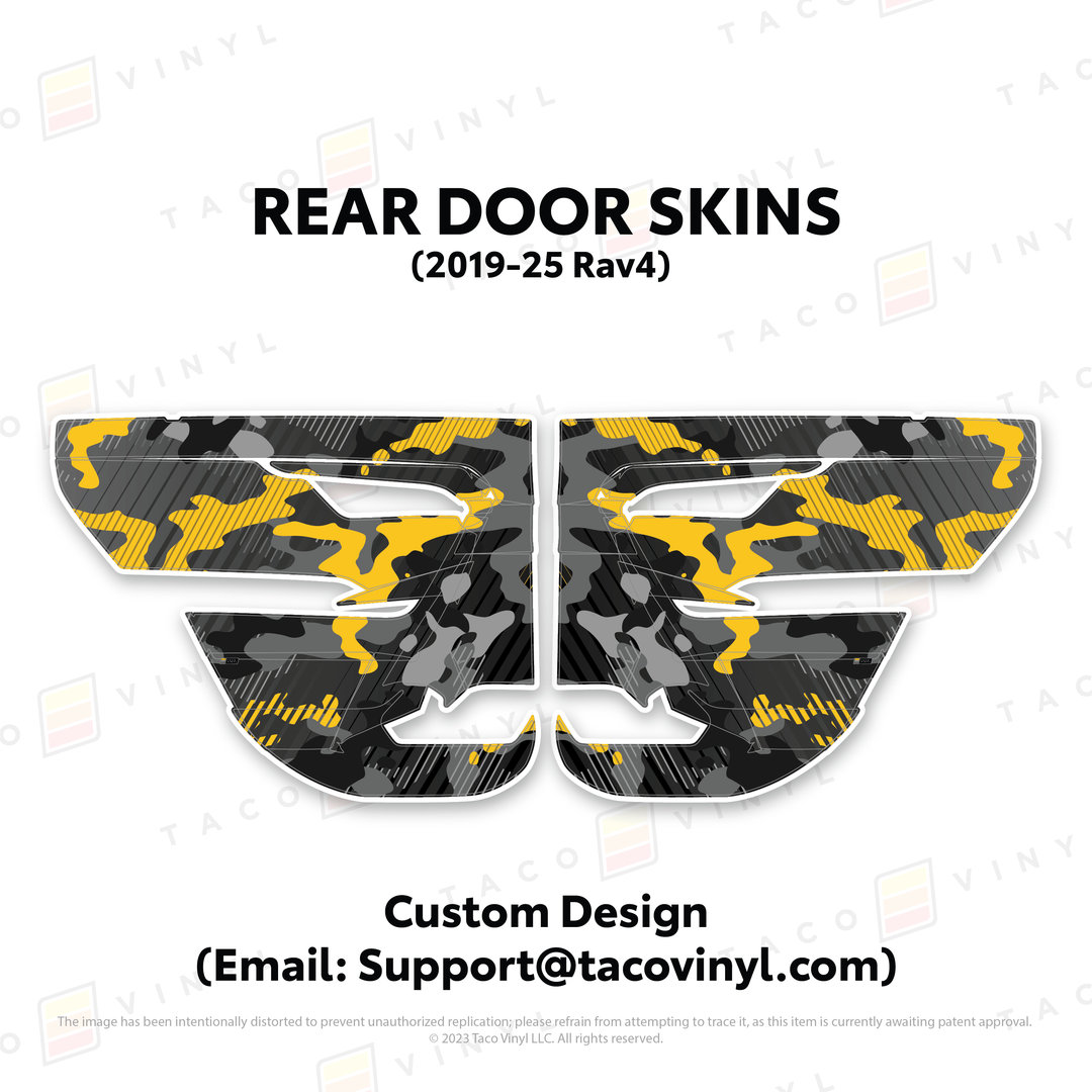 2019-25 Rav4 Door Skins