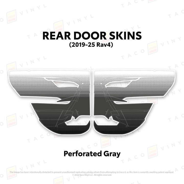 2019-25 Rav4 Door Skins