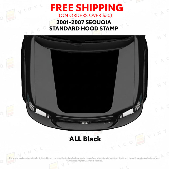 2001 - 07 Sequoia Hood Stamp