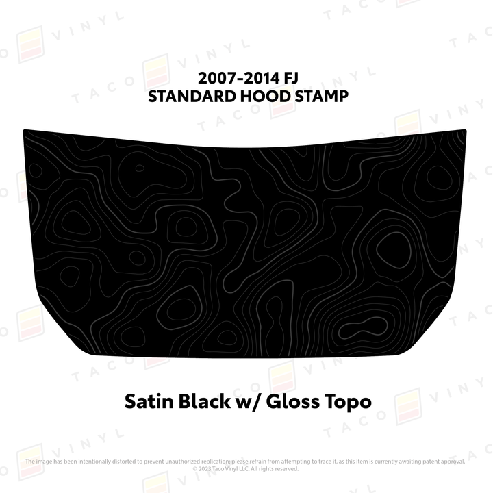 2007-14 FJ Cruiser Hood Stamp