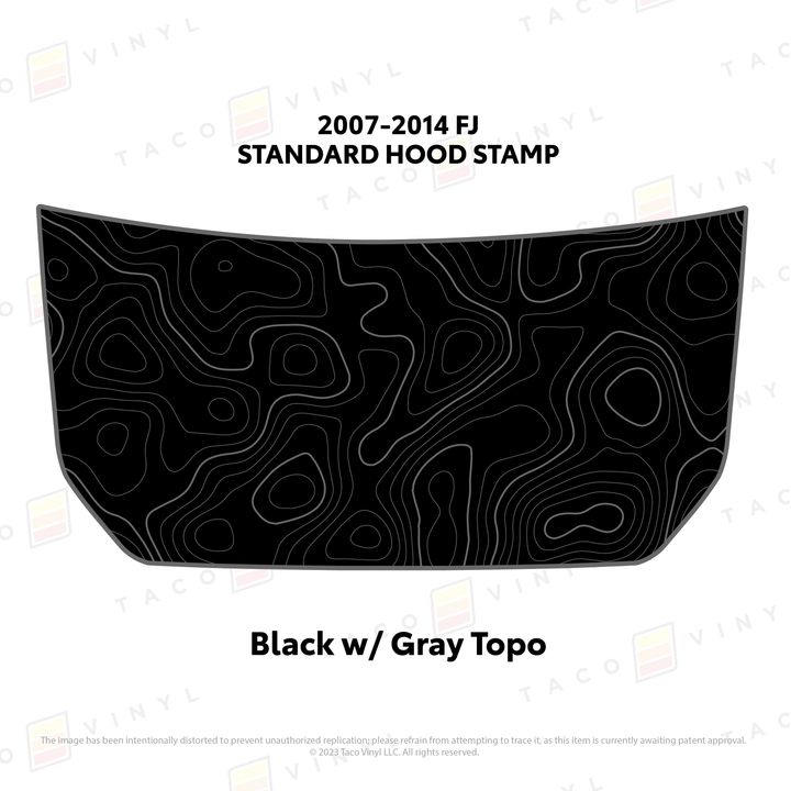 2007-14 FJ Cruiser Hood Stamp