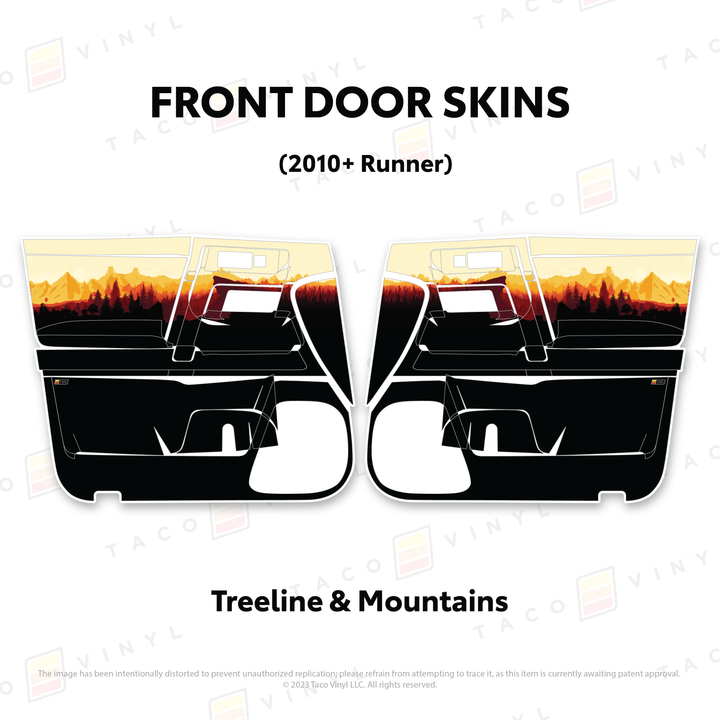 2010-24 4Runner Door Skins