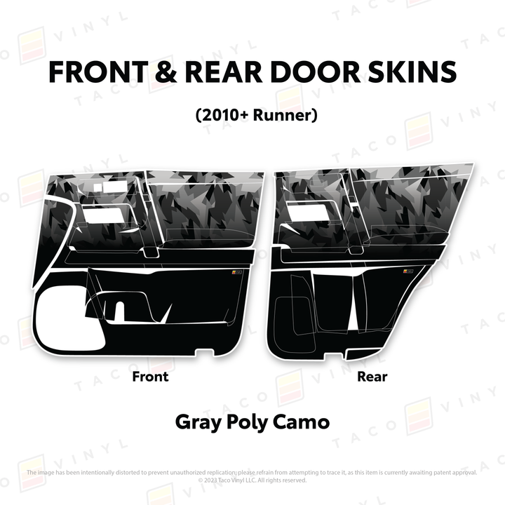 2010-24 4Runner Door Skins