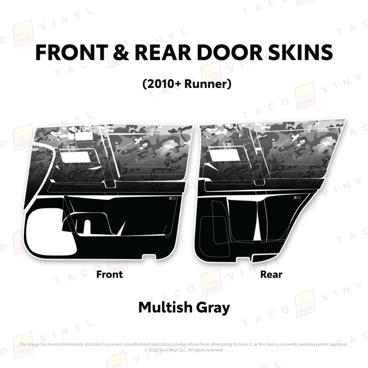 2010-24 4Runner Door Skins