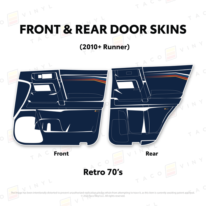 2010-24 4Runner Door Skins