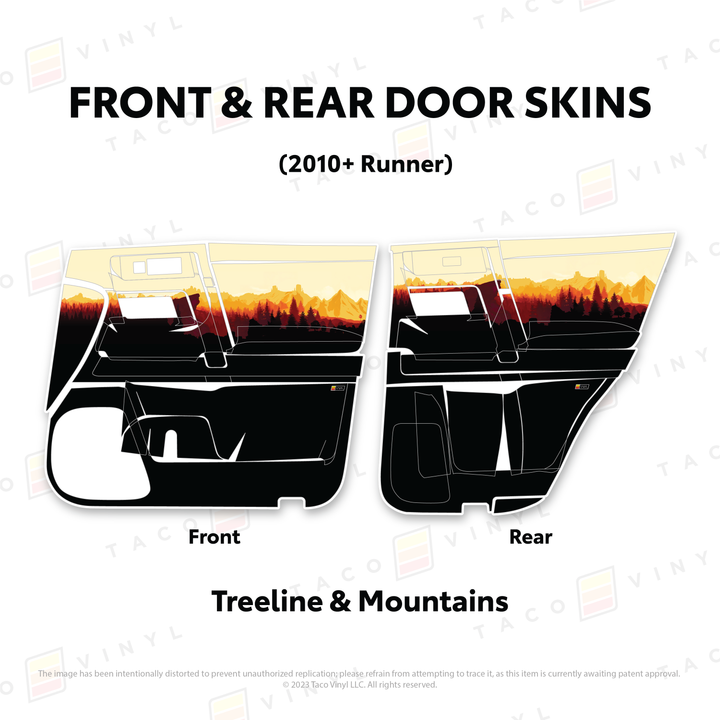 2010-24 4Runner Door Skins