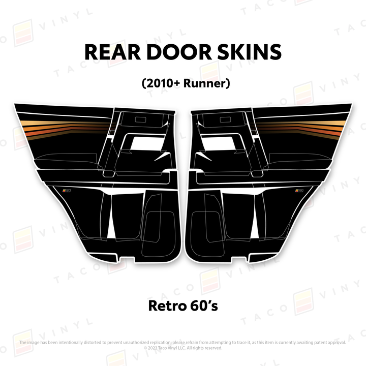 2010-24 4Runner Door Skins