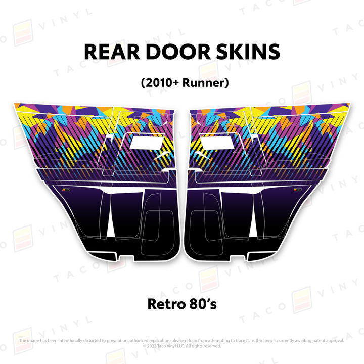 2010-24 4Runner Door Skins