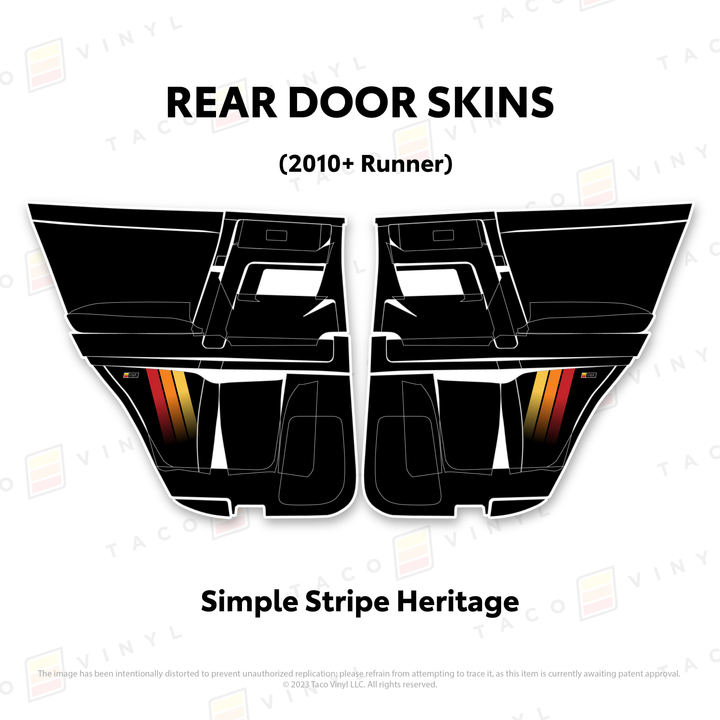 2010-24 4Runner Door Skins