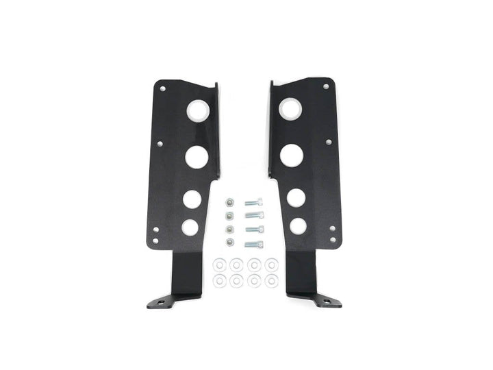 42" Hidden Grille Curved LED Light Bar Mounting Brackets For 2014-2021 Toyota Tundra