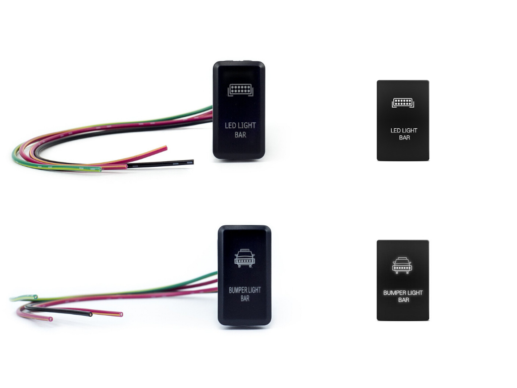 52" Curved LED Light Bar Roof Brackets Kit For 2007-2021 Toyota Tundra