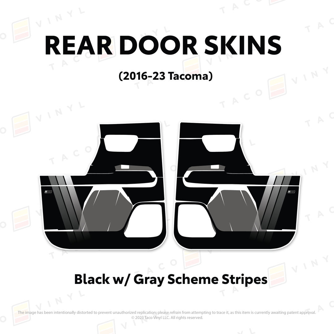 2016-23 Tacoma Door Skins