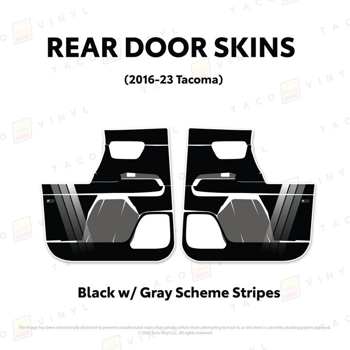 2016-23 Tacoma Door Skins