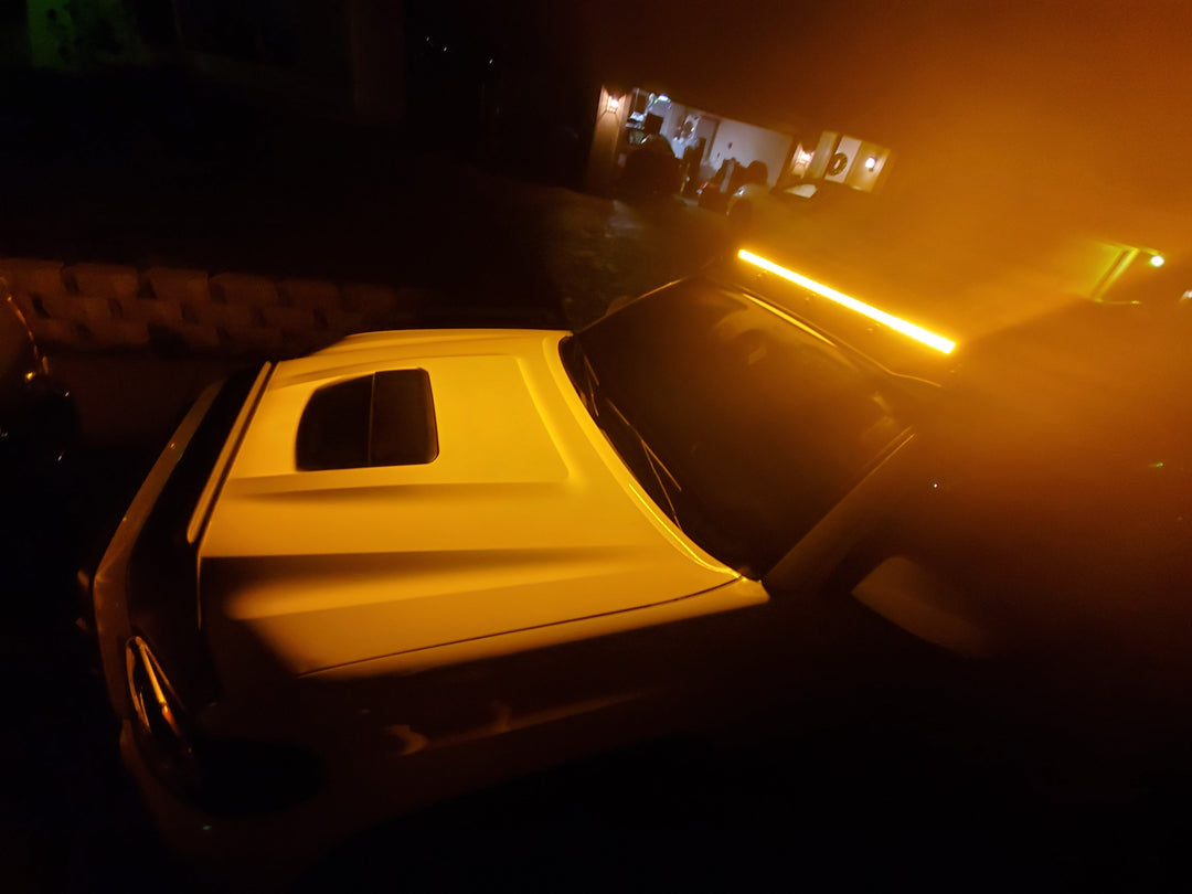 40" Cut-Out Prinsu Roof Rack Slim LED Light Bar Bracket Kit