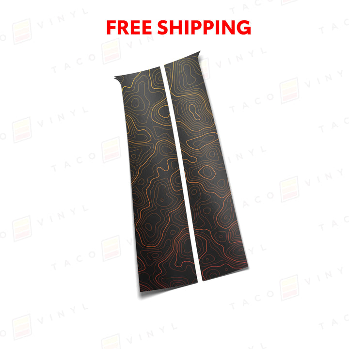 2022+ Tundra/2023+ Sequoia Door Pillar Decals