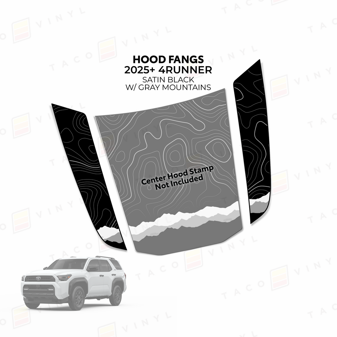 2025+ 4Runner Apex Hood Fangs