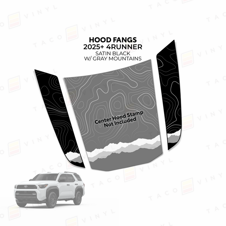 2025+ 4Runner Apex Hood Fangs