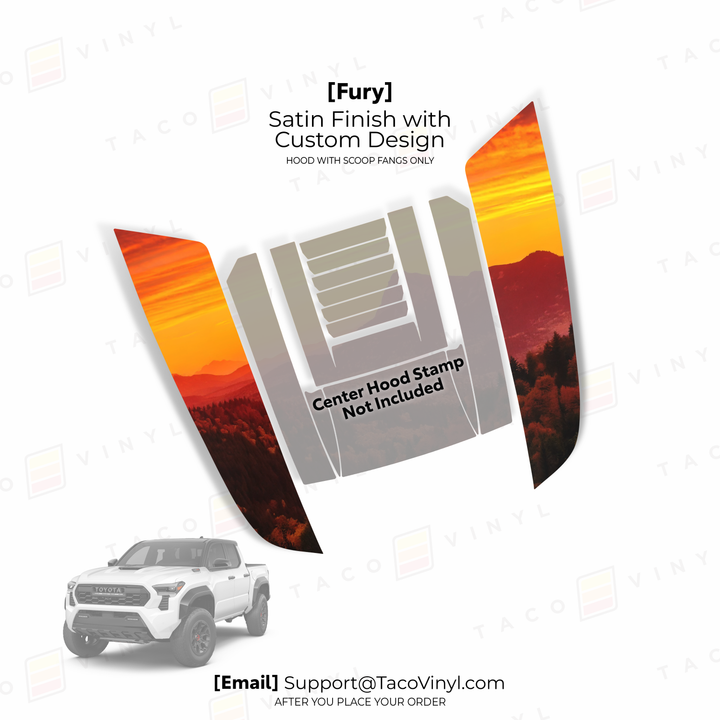 2024+ Tacoma/2025+ 4Runner Fury Hood Scoop Stamp