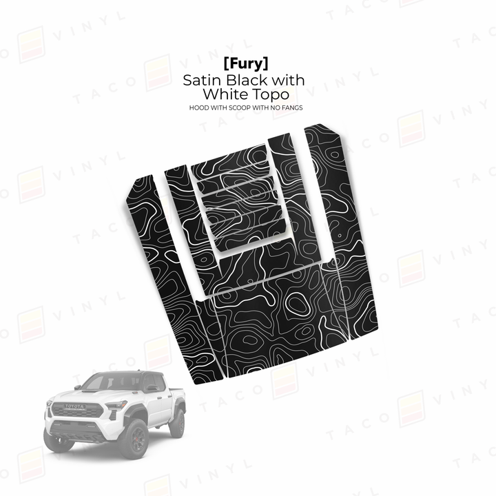 2024+ Tacoma/2025+ 4Runner Fury Hood Scoop Stamp