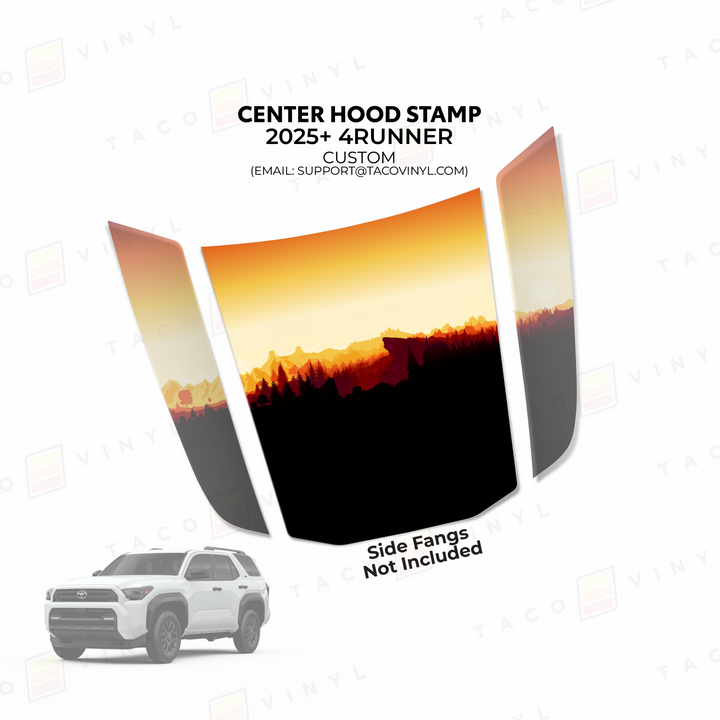 2025+ 4Runner Apex Center Hood Stamp