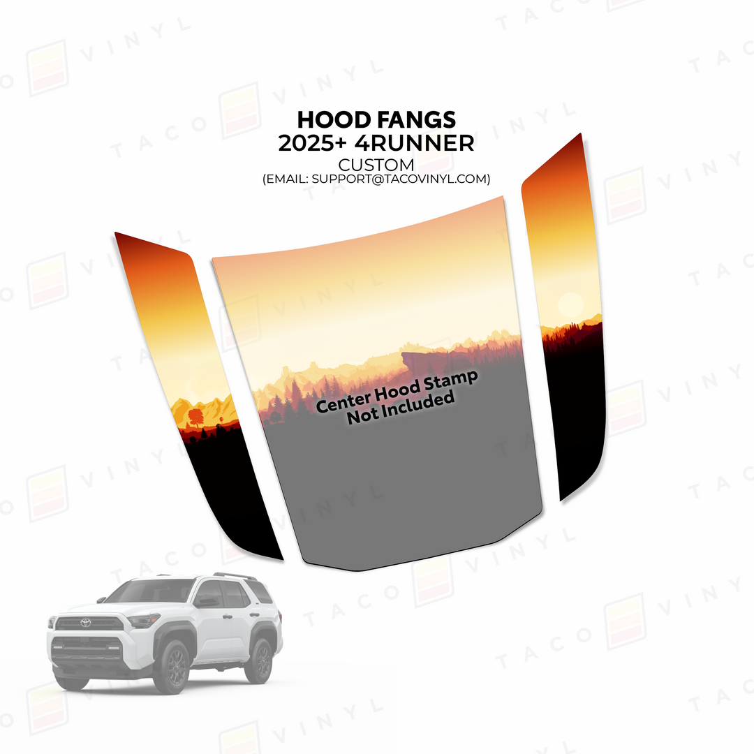 2025+ 4Runner Apex Hood Fangs