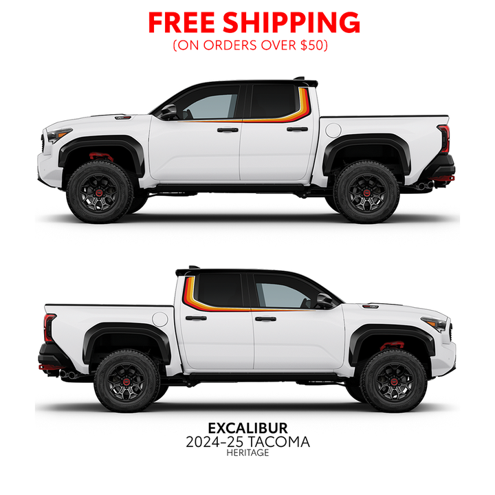 2024+ Tacoma Excalibur Decal Kit