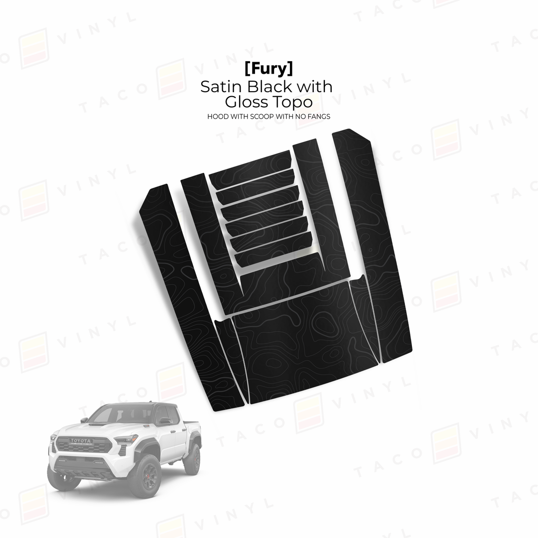 2024+ Tacoma/2025+ 4Runner Fury Hood Scoop Stamp