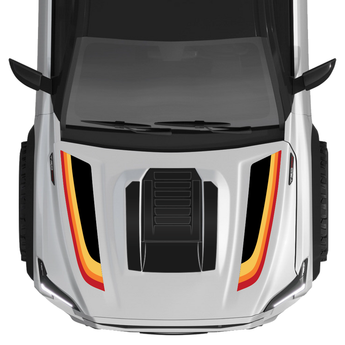 2024+ Tacoma Fury Hood Scoop Stamp (W/ Long Fangs)