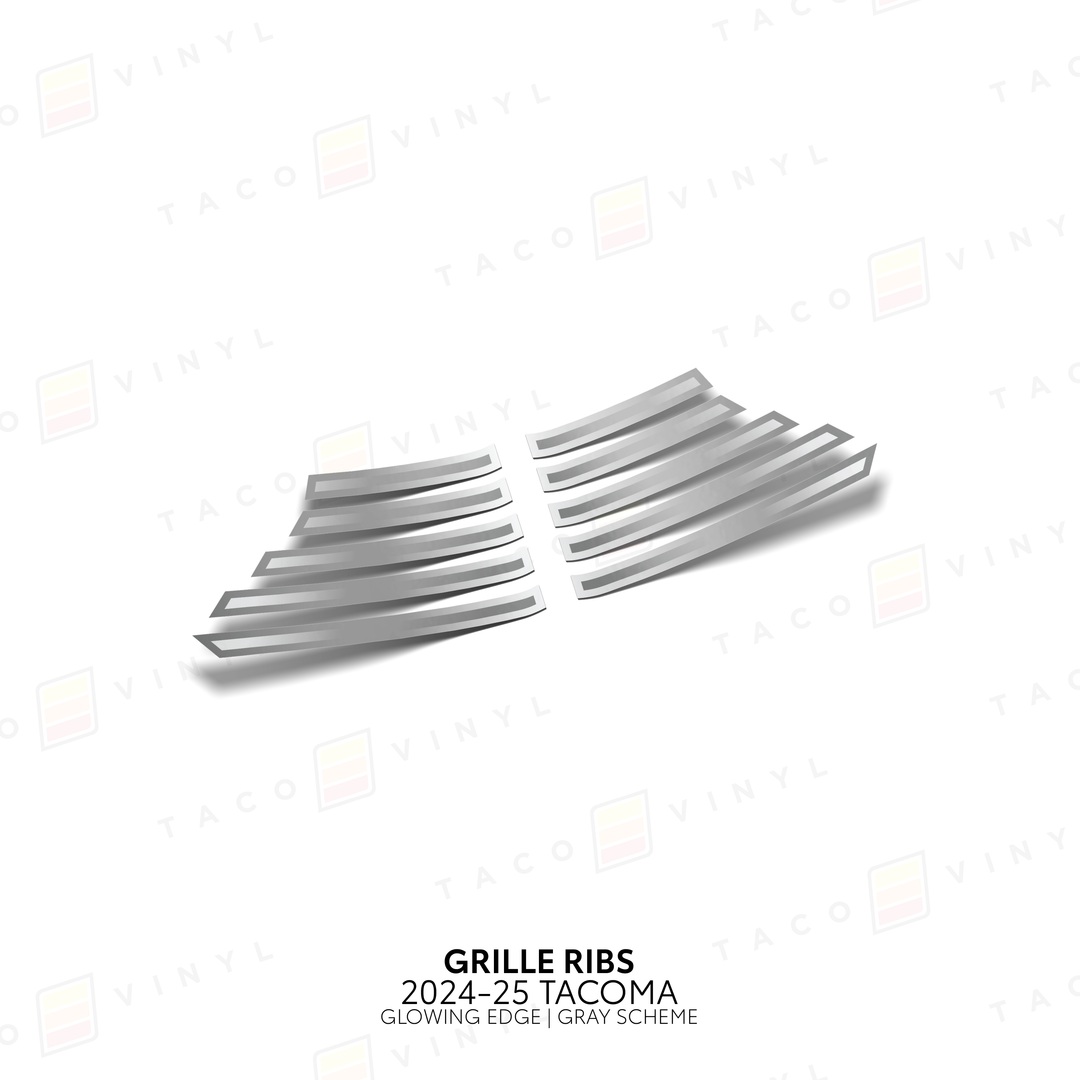 2024+ Tacoma Glowing Edge Grille Rib Decal