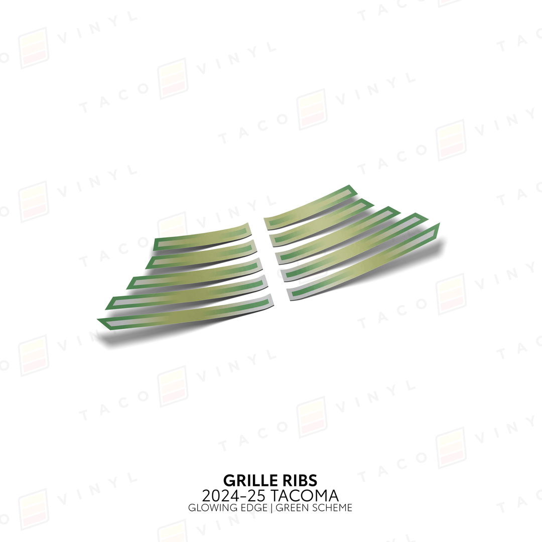 2024+ Tacoma Glowing Edge Grille Rib Decal