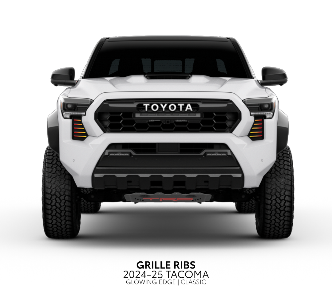 2024+ Tacoma Glowing Edge Grille Rib Decal