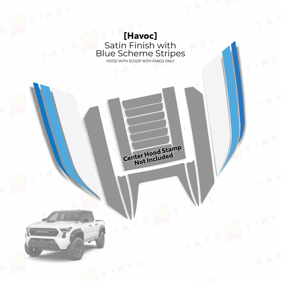 2024+ Tacoma Havoc Hood Scoop Stamp (W/ Fangs only)