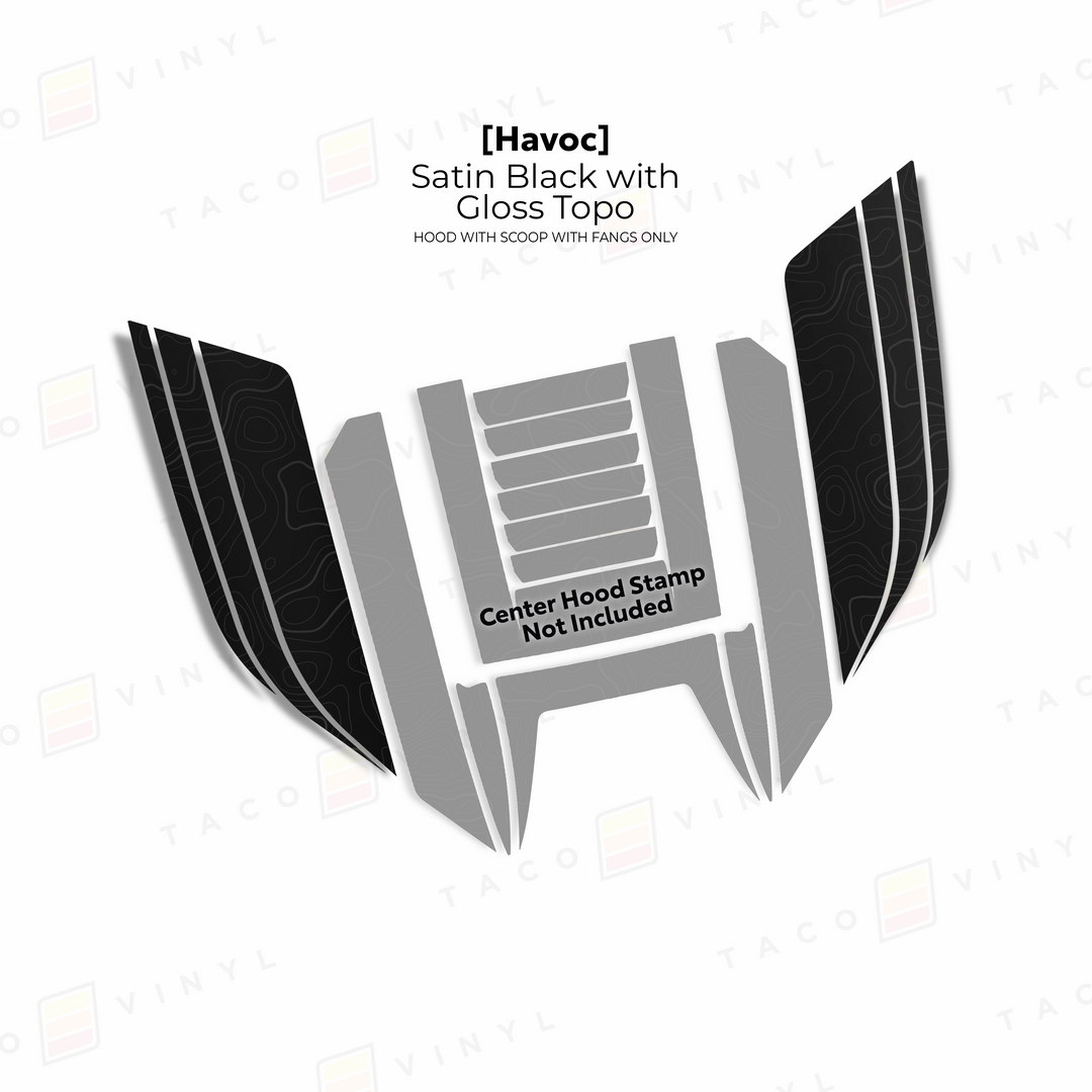 2024+ Tacoma/2025+ 4Runner Havoc Hood Scoop Stamp