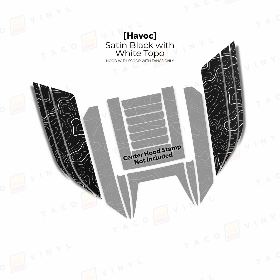 2024+ Tacoma/2025+ 4Runner Havoc Hood Scoop Stamp