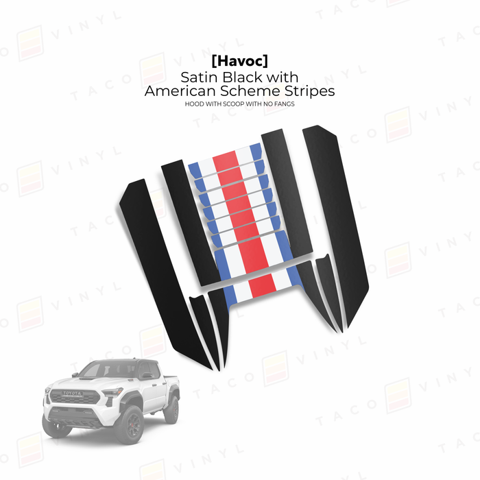 2024+ Tacoma Havoc Hood Scoop Stamp (W/ No Fangs)