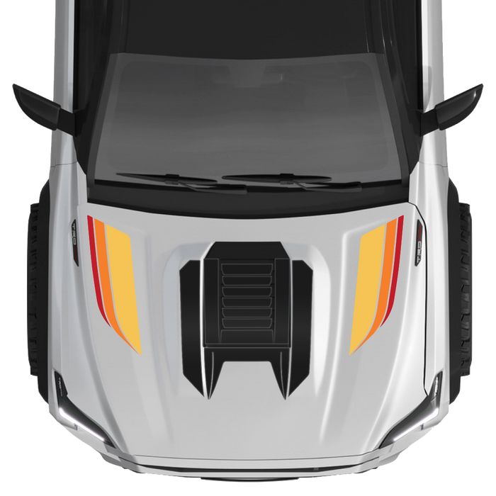 2024+ Tacoma Havoc Hood Scoop Stamp (W/ Short Fangs)